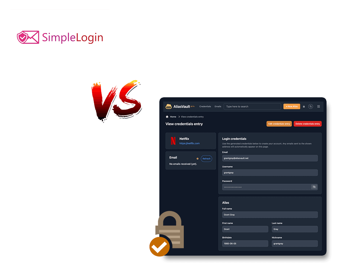 SimpleLogin Alternative